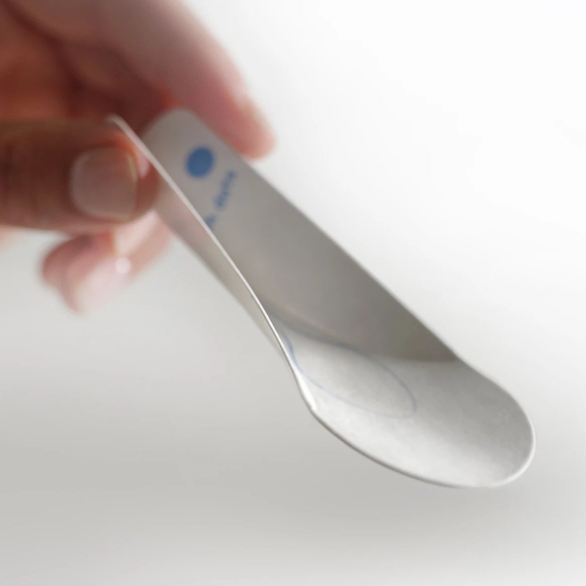 The EcoSpoon4 is eco friendly cutlery and good for full servings of frozen yogurt, deli salad, or hot soup.