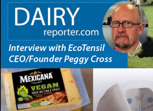 Dairy Reporter Dialog Podcast: Interview with EcoTensil Founder, CEO, and creative force behind the paperboard utensil maker, Peggy Cross