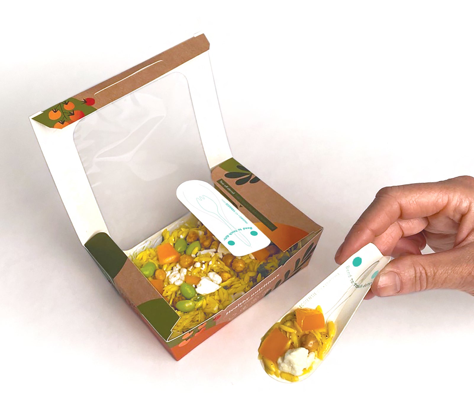 EcoTensil® für erste All-in-one plastikfreie Lebensmittelbox aus Pappe mit integriertem Besteck ausgezeichnet