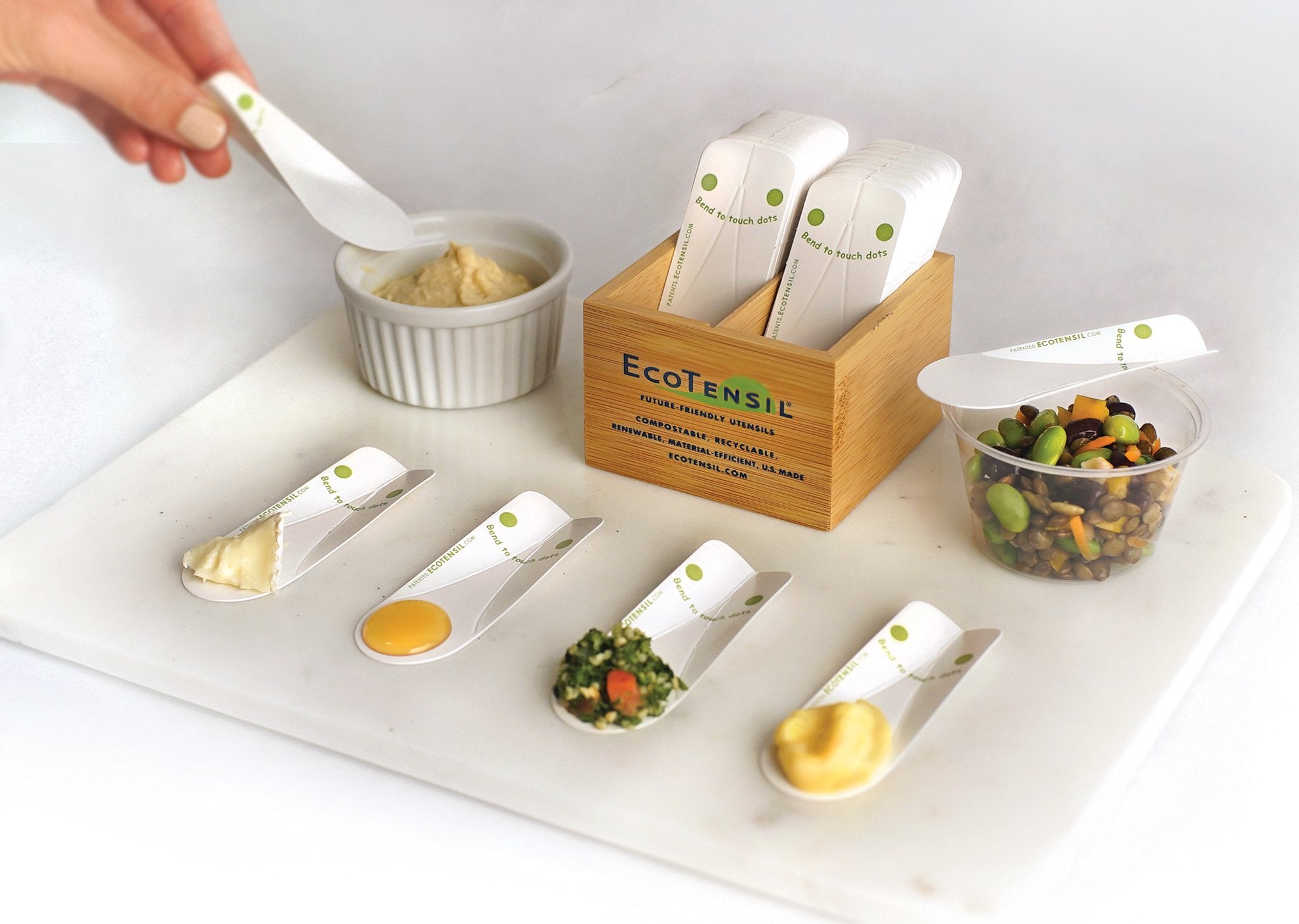 EcoTaster® - GreenDot™ Sampling Spoons